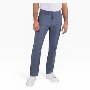 Gerry Men's Blue Tech 5 Pocket Stretch Fabric Comfort Waistband Pant 32X34